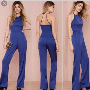 Cotton candy Nasty Gal Blue jumpsuit